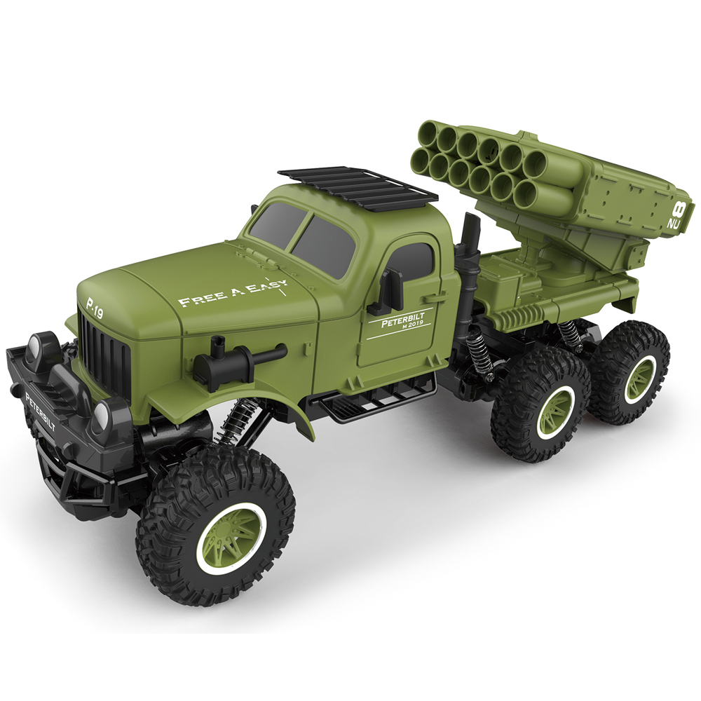 Rc hobby toys 2.4g radio remote control military truck