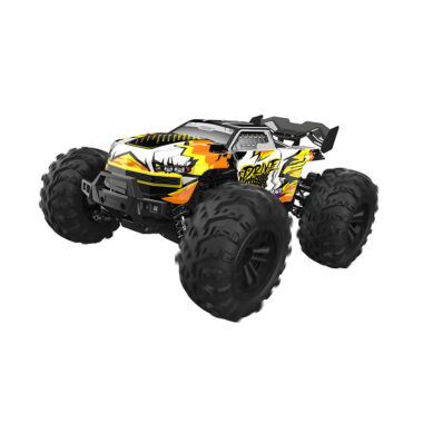 Custom RC buggy with LED lights off-road