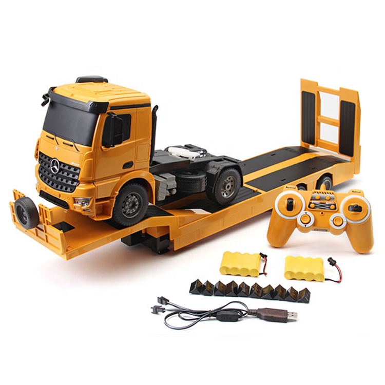 Bulk RC car semi-trailer transport engineering vehicle