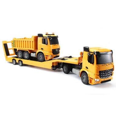 Bulk RC car semi-trailer transport engineering vehicle